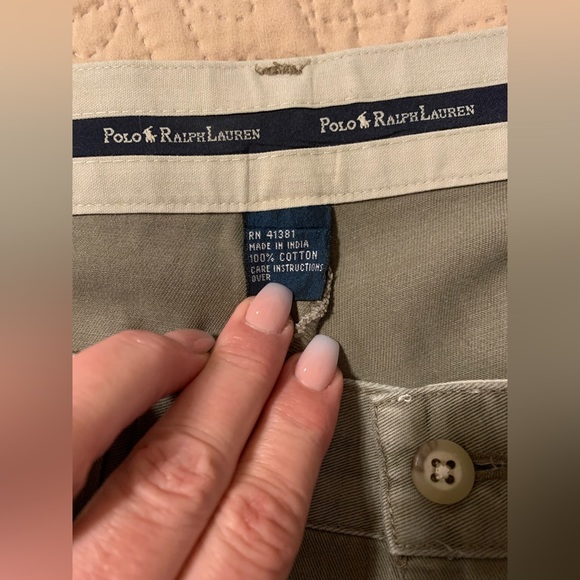 Polo Chino Ralph Lauren Mens Slacks Andrew Pant 36x30 - Picture 6 of 9